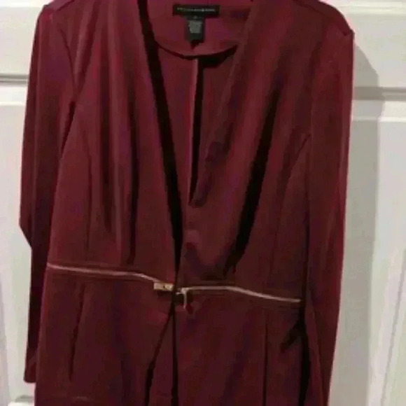 Women's Maroon Blazer - Picture 1 of 4